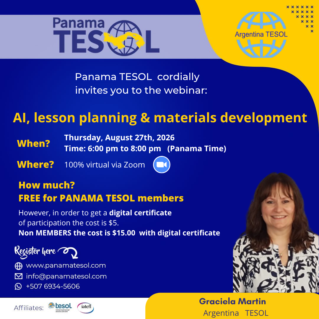 AI, lesson planning & materials development - Graciela Martin